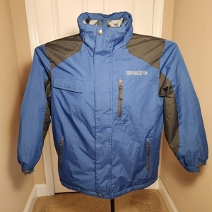 Free Country Extreme Performance Series Jacket Blue Black‎ Kids L 10/12 Ski Snow